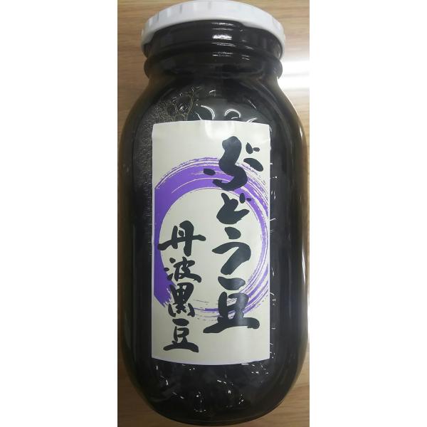ぶどう豆甘露煮　丹波黒豆　３Ｌ　1000ｇ（固形650ｇ）×12本（本1,500円税別）常温　業務用...