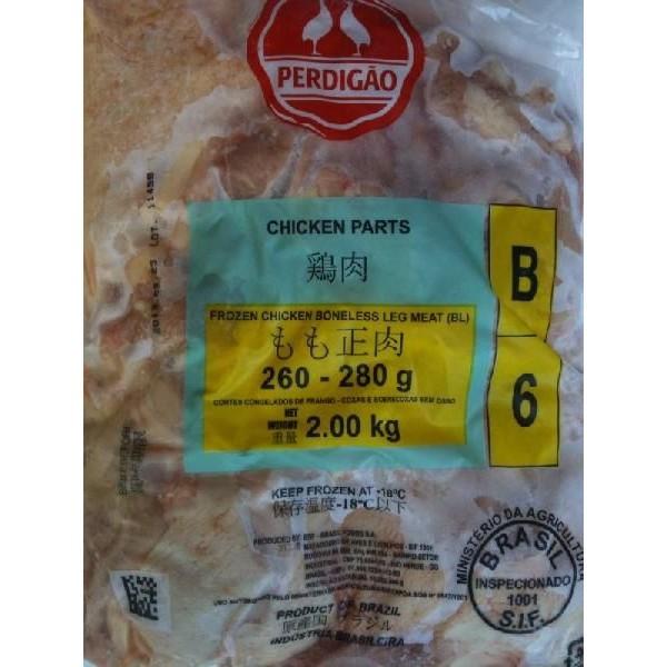 【お値打品】鶏もも肉（ブラジル産）2kg×6袋（袋990円税別）240-260ｇ　業務用　ヤヨイ