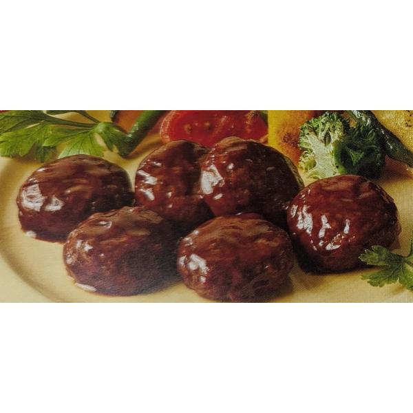 ケイエス　ミニハンバーグ　ＢＢＱソース　930g（30個）×12Ｐ（P850円税別）冷凍　業務用　ヤ...