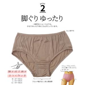 お尻すっぽり シルクショーツ レディース シル...の詳細画像4