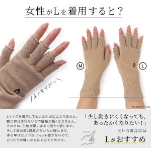 ハンドウォーマー 指なし手袋 スマホ手袋 レデ...の詳細画像5