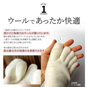 冷えとり靴下 4足セット 基本の冷え取り靴下 ...の詳細画像2