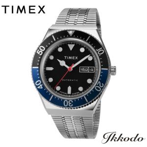タイメックスM79 オートマチック TW2U29500 メンズ 腕時計 自動巻き メタルバンド ブルー ブラック｜86-store