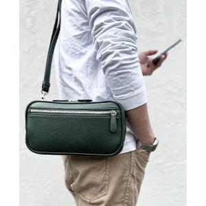 ショルダーバッグ ボディバッグ 牛革 レザー ...の詳細画像4
