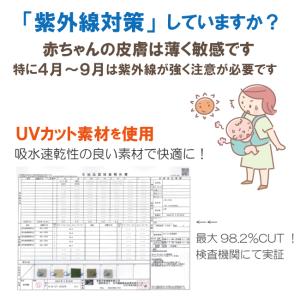 UVカット ケープ 抱っこ紐 ベビーケープ 春...の詳細画像2