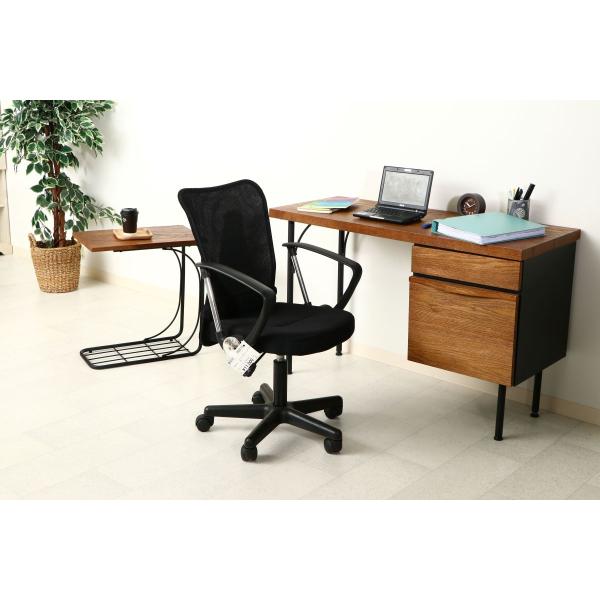 オフィスチェア 90870 在宅 コンパクトチェア ハンター BK 肘付き パソコンチェア  椅子 