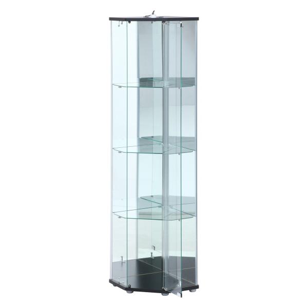 ガラスコレクションケース 幅550 × 奥行435 × 高さ1620 収納棚 収納台