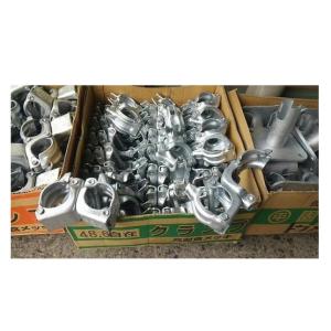 C1▲単管クランプ ドブメッキ サビにくい 自在48.6mm用