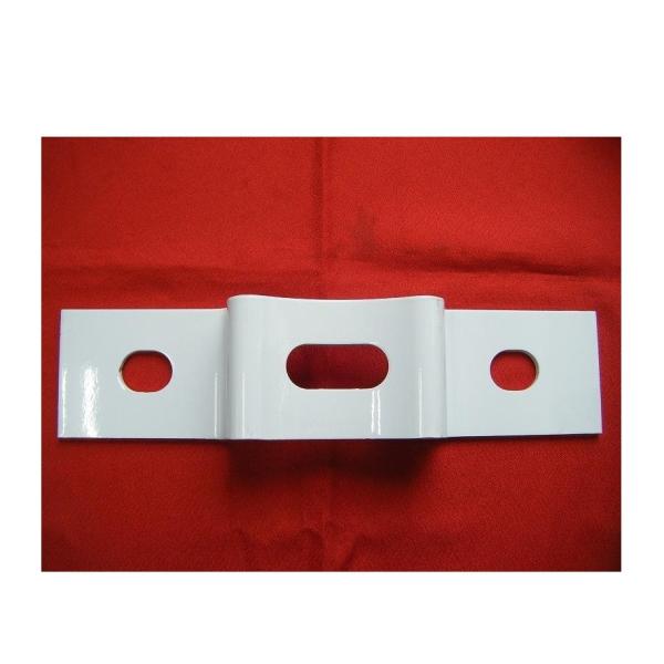 C1□【本郡定#40/50ヨサ070801-3】ガードレール用ブラケット ダークブラウン色 C種 ボ...