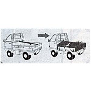 C1【山形定#179キ070404-20】軽トラ用アルミ荷台フレーム 重量860g