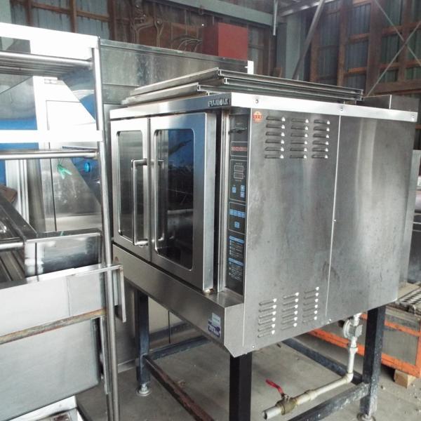 c2A【棚フエイ140有】大型スチームコンベンションオーブンLPガス 100V 縦横1.1×高1.5...