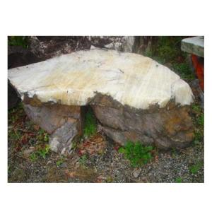 C2【新長イイ田代H8420有】石英 テーブル 加工済み 台座付 日本三大鉱物産地の品 硬い 未使用