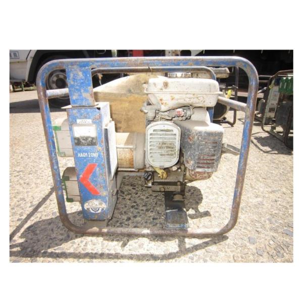 C2A【石2908232有】処分 エクセン 高周波発電機 HAG120MF 2ツ口 エンジン フレキ...