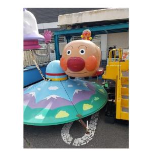 c3A【新長愛知ホサ050315】交渉Ok アンパンマン コイン投入 有料設定機付 遊具 レジャーランド 縦3m 横4m 高さ2.2m 重量460Kg