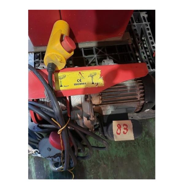 c3A【三重伊賀イイ050403-29】小形ウインチ 荷重500kg 100V つり上げ