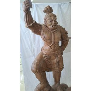 c3A【新長イイ田代070923-9】インド 守護神 牛頭天王 サイズ70×40×高さ185cm