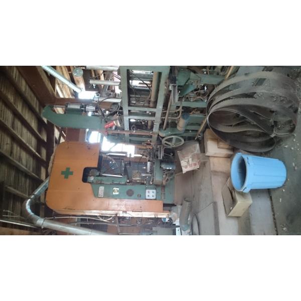3A【岩手イイ盛木310417-10有】製材機　ワンマン　背板挽　和泉　1100D用　本機投入装置付...