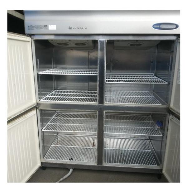 c3A【棚福イ東リ011020-2有】冷凍冷蔵庫 HFR-150Z 100V 4ドア 巾1.5m 奥...