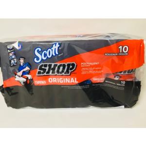 スコット ショップタオル ブルー 10 ロール