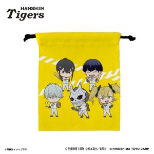 阪神タイガースグッズ マスコット集合巾着 4枚セット (トラッキー