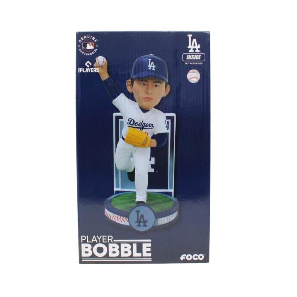 【2,025体限定】佐々木朗希 ドジャースグッズ ボブルヘッド 8インチ ROKI SASAKI L...