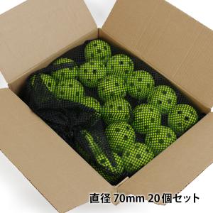 野球 穴あき プラスチックボール 70mm 20個セット 室内練習