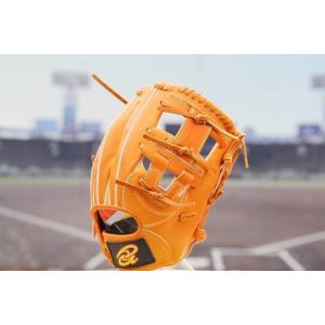 アイピーセレクト 硬式グラブ 内野手用 Ip.053-Lc オレンジ 高校