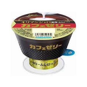 カフェゼリー グリコ ゼリー100g+クリームシロップ10g 12個入 : 八角