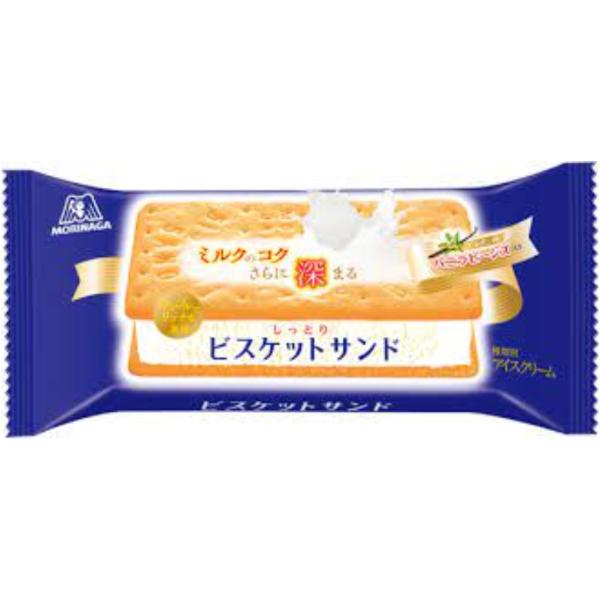 アイス 差し入れ 森永 ビスケットサンド 119ml 24個　ギフト 差し入れ 年末年始 冬休み  ...