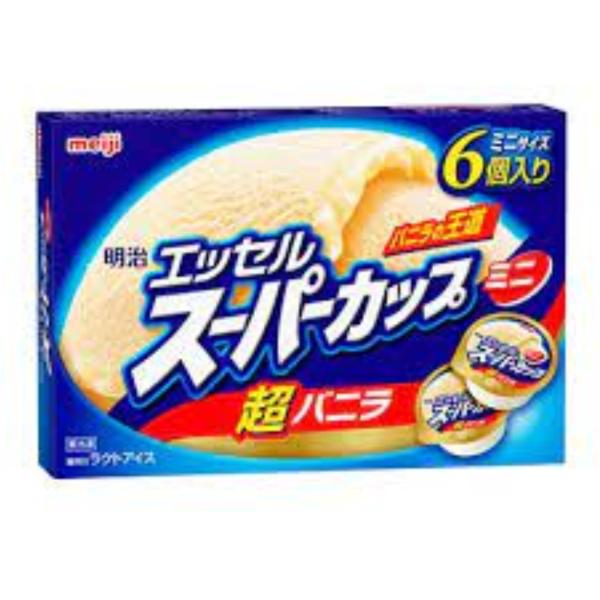 アイス 明治 エッセルスーパーカップ ミニバニラ マルチ 80ml×６個入 　８箱 　大量購入 イベ...