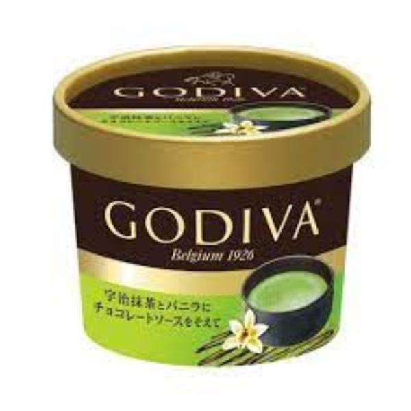 GODIVA 宇治抹茶とバニラにチョコレートソースを添えて 90ml×6個
