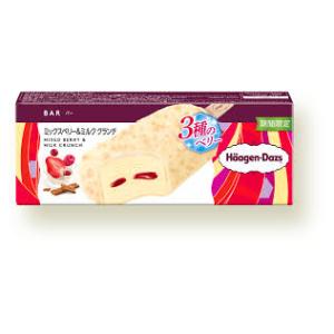 アイス ハーゲンダッツ ミックスベリー＆ミルククランチバー 80ml×5本 新商品 人気 ランキング...