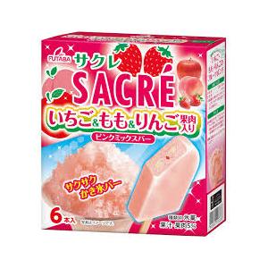 フタバ サクレ ピンクミックスバー マルチ 55ml×6　8箱 アイス 氷菓 差し入れ 熱中症対策 ...