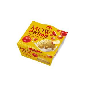 アイス 新商品 森永 MOW PRIME キャラメルアップル140ml×18本 ギフト 差し入れ 人...
