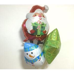 サンタ雪だるま　バルーン　ギフト 発表会 お誕生日会 発表会 結婚式 ギフト 飾り付け　装飾 バルー...