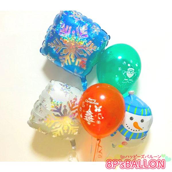 雪だるま結晶　バルーン　ギフト 発表会 お誕生日会 発表会 結婚式 ギフト 飾り付け　装飾 バルーン...