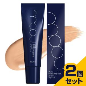 【公式】MOOJ メンズ BBクリーム コンシーラー ファンデーション 【メーキャップ効果で 青ひげ/クマ/ニキビ跡/毛穴 を隠す】 日焼け止め【SPF37 PA+++】2個｜8star