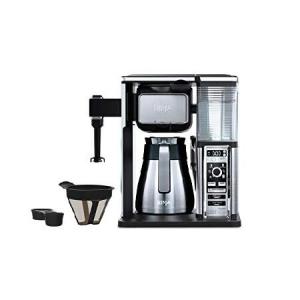 Ninja Coffee Bar Auto-iQ プログラム可能なコーヒーメーカー 6種類のサイズ、5種類、ミルク泡立て器、取り外し可能な水タンク、ス
