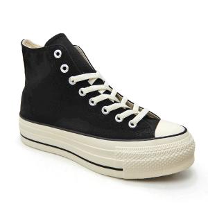CONVERSE（コンバース） レディース スニーカー ジップ 黒 厚底