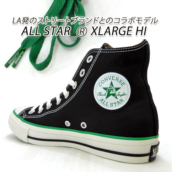 コンバース スニーカー 黒 コラボ レディース エクストララージ CONVERSE ALL STAR...