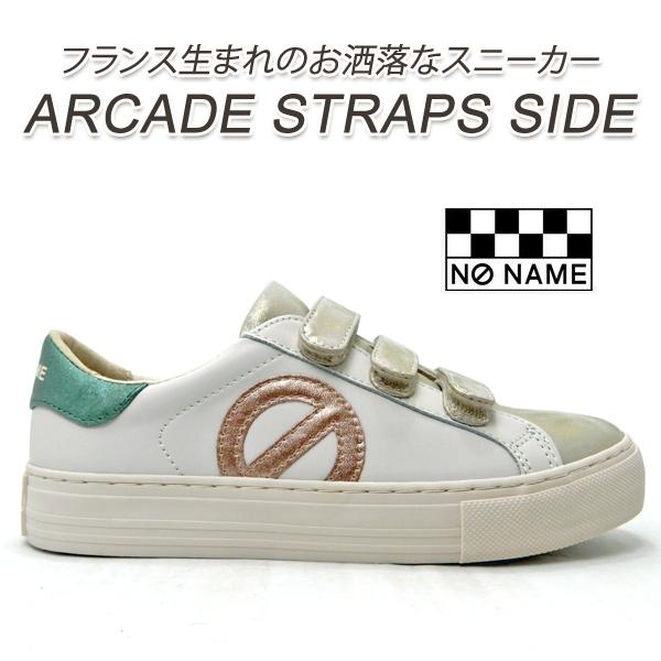 ノーネーム レディーススニーカー ベルクロ NO NAME ARCADE STRAPS SIDE 3...