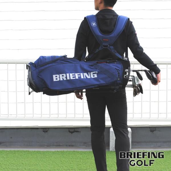 即納 BRIEFING GOLF ブリーフィング ゴルフ キャディバッグ CR-7 #02 BLUE...