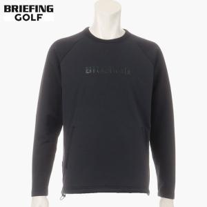 即納 BRIEFING GOLF ブリーフィング ゴルフ HOL MS POLARTEC WINDBLOCK CREW NECK メンズ ポーラテック ウィンドブロック クルー ネック ネイビー プルオーバー｜928wing