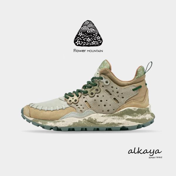 Flower MOUNTAIN フラワーマウンテン スニーカー MUSTARD WALNUT マスタ...