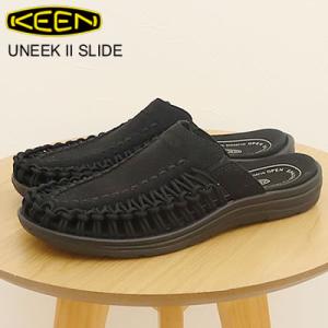 KEEN キーン UNEEK II SLIDE ユニーク ツー スライド BLACK/BLACK ブ...
