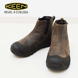 KEEN キーン REVEL 4 CHELSEA  レヴェル フォー チェルシー CANTEEN/BLACK キャンティーン/ブラック ウィンターブーツ アウトドア 防水