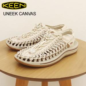 KEEN キーン ウィメンズ UNEEK CANVAS ユニーク キャンバス Natural Can...