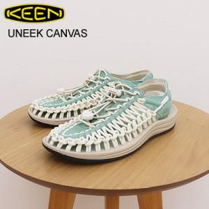 KEEN キーン ウィメンズ UNEEK CANVAS ユニーク キャンバス Granite Gre...