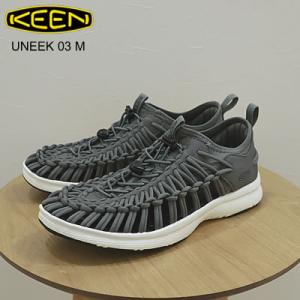 KEEN キーン UNEEK O3 ユニーク オースリー スチールグレー/スターホワイト サンダル ...