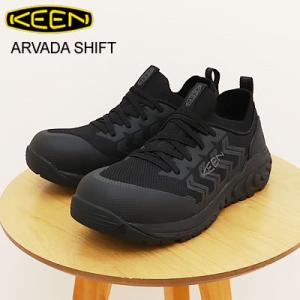 KEEN キーン  ARVADA SHIFT アルヴァダ シフト ワークシューズ Black/Magnet ブラック/マグネット   アウトドア ウォーキング メンズ 返品交換送料無料｜928wing